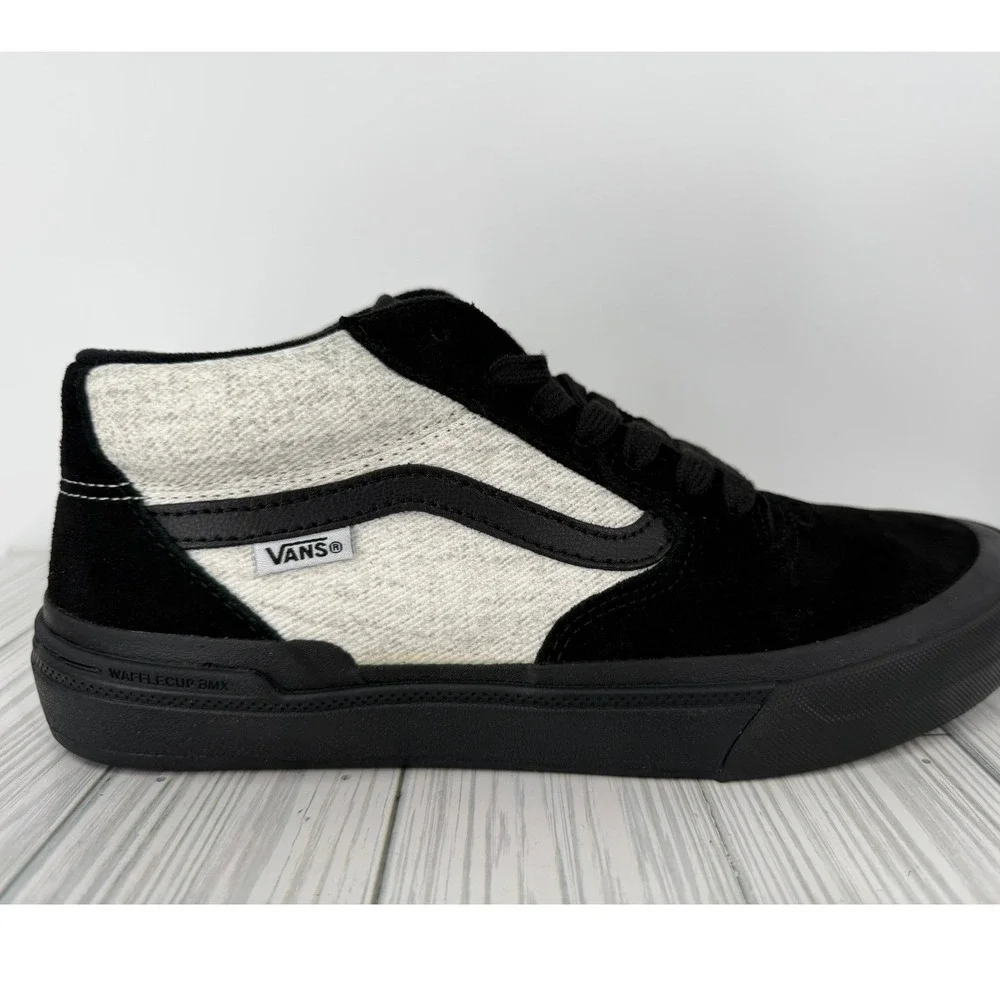 Vans Bmx Style 114 Fast And Loose Black Mens Shoes‎ VN0A4BXLBLA Size 7.5 NEW